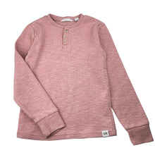 Load image into Gallery viewer, Girls Country Road, pink long sleeve henley top, FUC, size 8,  