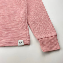 Load image into Gallery viewer, Girls Country Road, pink long sleeve henley top, FUC, size 8,  