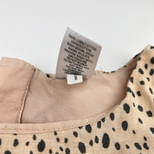 Load image into Gallery viewer, Girls Target, cotton lined linen blend dress, small marks lower back, FUC, size 6, L: 63cm