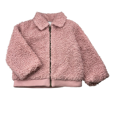 Girls Anko, pink boucle jacket, EUC, size 3,  