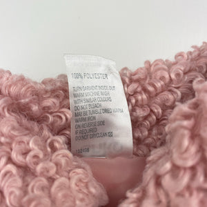 Girls Anko, pink boucle jacket, EUC, size 3,  