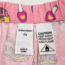 Load image into Gallery viewer, Girls Brilliant Basics, flannel cotton pyjama pants / bottoms, FUC, size 14,  