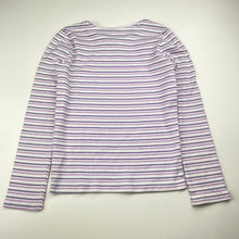Load image into Gallery viewer, Girls KID, striped ribbed long sleeve top, FUC, size 7,  