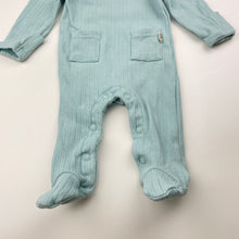 Load image into Gallery viewer, Unisex Dymples, ribbed stretchy coverall / romper, GUC, size 0000,  
