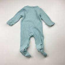 Load image into Gallery viewer, Unisex Dymples, ribbed stretchy coverall / romper, GUC, size 0000,  