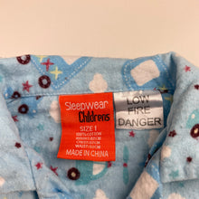 Load image into Gallery viewer, Boys Children&#39;s Sleepwear, flannel cotton pyjama top, GUC, size 1,  