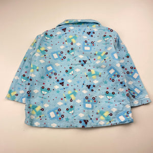 Boys Children's Sleepwear, flannel cotton pyjama top, GUC, size 1,  