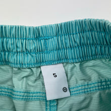 Load image into Gallery viewer, Boys Target, lightweight striped cotton shorts, elasticated, FUC, size 5,  