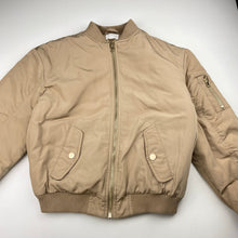 Load image into Gallery viewer, Girls Tilii, wadded zip up jacket, light marks right chest, FUC, size 10,  