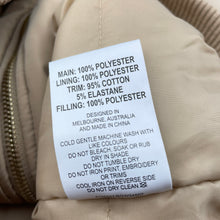 Load image into Gallery viewer, Girls Tilii, wadded zip up jacket, light marks right chest, FUC, size 10,  