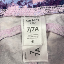 Load image into Gallery viewer, Girls Carters, stretchy leggings, elasticated, Inside leg: 47.5cm, FUC, size 7,  