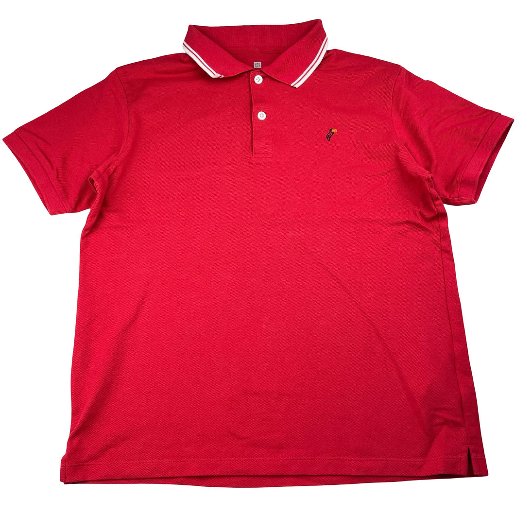 Boys Uniqlo, red polo shirt top, GUC, size 13,  