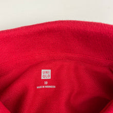 Load image into Gallery viewer, Boys Uniqlo, red polo shirt top, GUC, size 13,  
