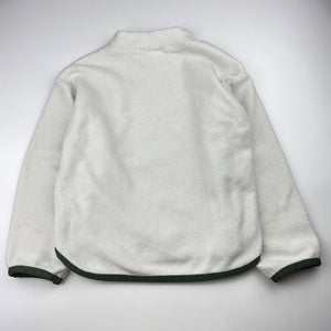 Girls Uniqlo, fleece sweater / jumper, green marks left sleeve, FUC, size 7-8,  
