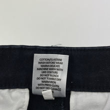 Load image into Gallery viewer, Boys Target, black stretch cotton chino pants, adjustable, Inside leg: 49.5cm, EUC, size 6,  