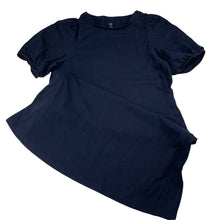 Load image into Gallery viewer, Girls Uniqlo, navy cotton short sleeve dress, EUC, size 9-10, L: 75cm