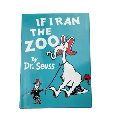 Books Dr Seuss, IF I RAN THE ZOO, hardback, EUC, size ,  