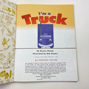 Books A Little Golden Book, I'm a Truck, hardback, EUC, size ,  