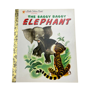 Books A Little Golden Book, Classic, The Saggy Baggy Elephant, hardback, EUC, size ,  