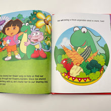 Load image into Gallery viewer, Books Nickelodeon, Dora the Explorer, It&#39;s Sharing Day, hard, EUC, size ,  