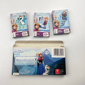Toys Disney, Frozen, 3 Games: Happy Families, Pairs, Snap, GUC, size ,  