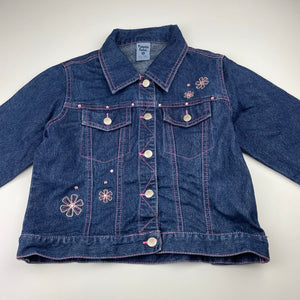 Girls Pumpkin Patch, vintage stretch denim jacket, GUC, size 9,  