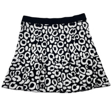 Load image into Gallery viewer, Girls Seed, black &amp; white knit cotton skirt, elasticated, L: 39cm, FUC, size 14,  