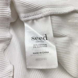 Girls Seed, ribbed stretchy tee / top, FUC, size 6,  