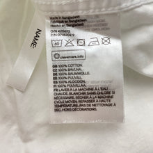 Load image into Gallery viewer, Boys H&amp;M, white cotton short sleeve shirt, EUC, size 5,  