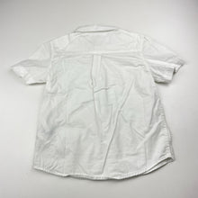 Load image into Gallery viewer, Boys H&amp;M, white cotton short sleeve shirt, EUC, size 5,  