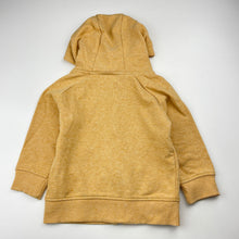 Load image into Gallery viewer, Boys Cotton On, yellow marle zip hoodie sweater, FUC, size 3,  