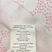 Load image into Gallery viewer, Girls Pottery Barn Kids, organic cotton swaddle wrap, 75cm x 90cm, GUC, size 0000-000,  