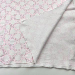 Girls Pottery Barn Kids, organic cotton swaddle wrap, 75cm x 90cm, GUC, size 0000-000,  
