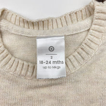 Load image into Gallery viewer, Boys Target, knitted cotton sweater / jumper, FUC, size 2,  