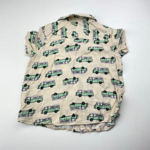 Boys Dymples, lightweight viscose short sleeve shirt, EUC, size 1,  
