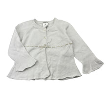 Load image into Gallery viewer, Girls Target, white knitted cotton cardigan, FUC, size 1,  
