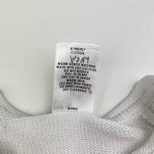 Load image into Gallery viewer, Girls Target, white knitted cotton cardigan, FUC, size 1,  