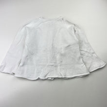 Load image into Gallery viewer, Girls Target, white knitted cotton cardigan, FUC, size 1,  