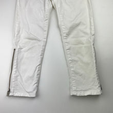 Load image into Gallery viewer, Girls GAP, cropped stretch cotton pants, adjustable, mark back right hip, Inside leg: 43cm, FUC, size 6,  