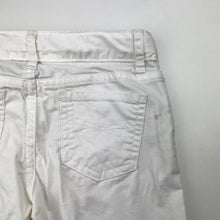 Load image into Gallery viewer, Girls GAP, cropped stretch cotton pants, adjustable, mark back right hip, Inside leg: 43cm, FUC, size 6,  