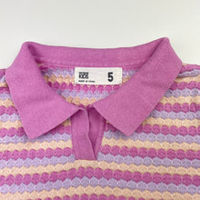 Load image into Gallery viewer, Girls Cotton On, knit cotton short sleeve top, wash fade, FUC, size 5,  
