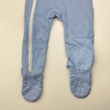 Load image into Gallery viewer, Unisex Litte Green &amp; Co, organic cotton zip coverall / romper, GUC, size 0,  