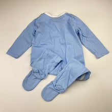 Load image into Gallery viewer, Unisex Litte Green &amp; Co, organic cotton zip coverall / romper, GUC, size 0,  