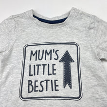 Load image into Gallery viewer, Unisex Ollie&#39;s Place, grey marle cotton tee / top, FUC, size 1,  