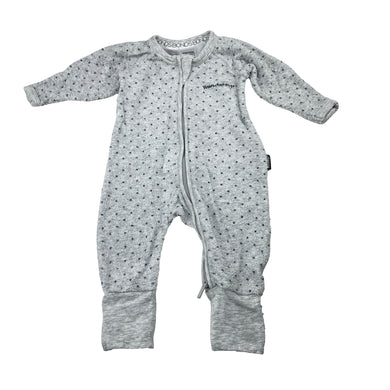 Unisex Bonds, terry zip wondersuit / zippy / romper, GUC, size 0000,  