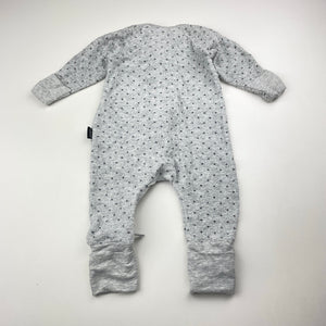 Unisex Bonds, terry zip wondersuit / zippy / romper, GUC, size 0000,  