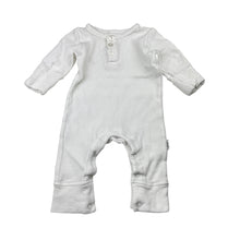 Load image into Gallery viewer, Unisex Baby Berry, white waffle cotton romper, GUC, size 0000,  
