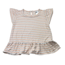 Load image into Gallery viewer, Girls Anko, striped peplum tee / top, EUC, size 3,  