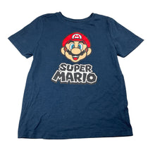 Load image into Gallery viewer, Boys Nintendo, Super Mario navy tee / top, EUC, size 8,  