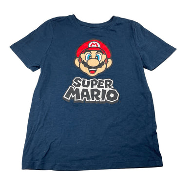 Boys Nintendo, Super Mario navy tee / top, EUC, size 8,  